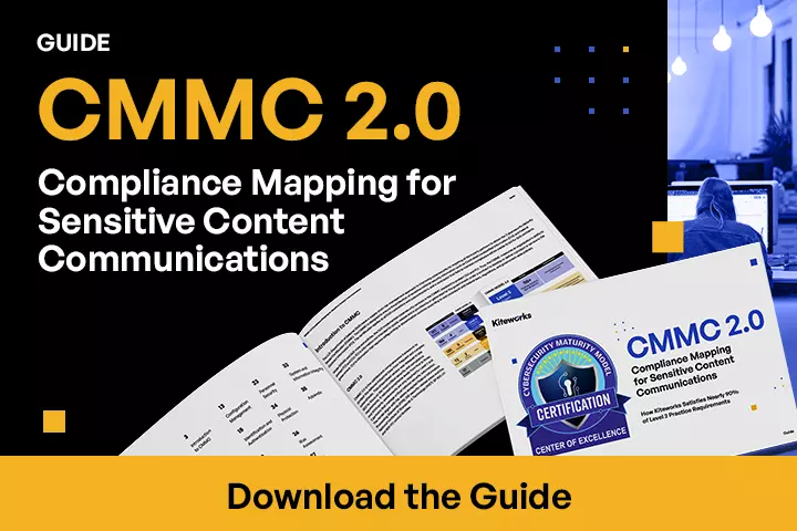 CMMC 2.0 Compliance Mapping forSensitive Content Communications